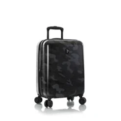 Heys Black Camo 21" Carry On Spinner -Travelpro || Samsonite Shop Heys America Black Camo 21 Carry On Spinner 3