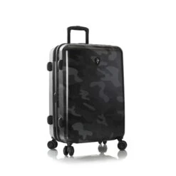 Heys Black Camo 3 Piece Spinner Set -Travelpro || Samsonite Shop Heys America Black Camo 3 Piece Spinner Set 4