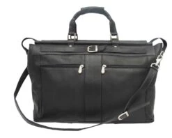 Piel Leather Carpet Bag With Pockets -Travelpro || Samsonite Shop Piel Leather Carpet Bag with Pockets 5