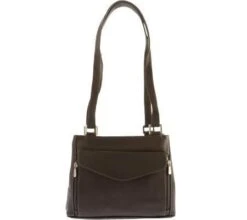 Piel Leather Double Compartment Shoulder Bag -Travelpro || Samsonite Shop Piel Leather Double Compartment Shoulder Bag 8