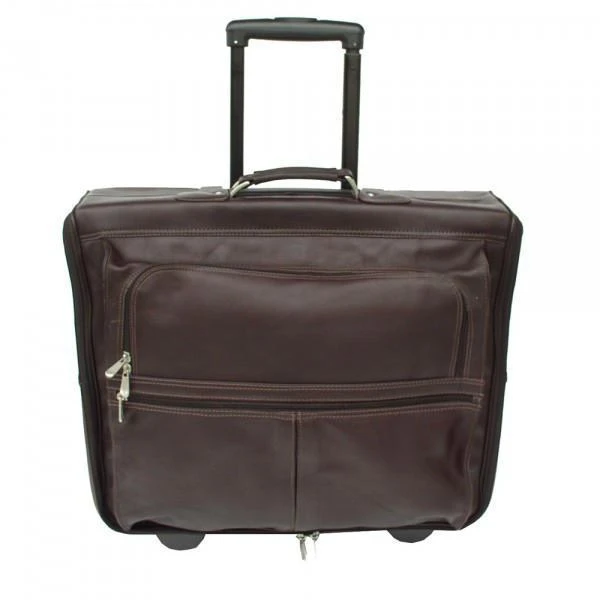 Piel Leather Garment Bag On Wheels 8 Piel Leather Garment Bag On Wheels - Image 8