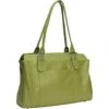 Piel Leather Ladies Buckle Laptop Tote