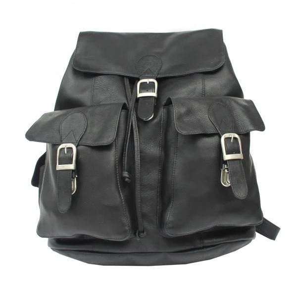 Piel Leather Large Buckle-Flap Backpack 7 Piel Leather Large Buckle-Flap Backpack - Image 7