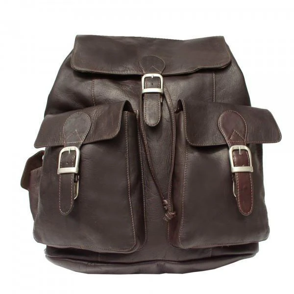 Piel Leather Large Buckle-Flap Backpack 8 Piel Leather Large Buckle-Flap Backpack - Image 8