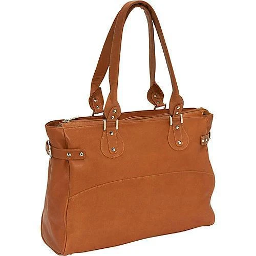 Piel Leather Large Ladies Side Strap Tote 1 Piel Leather Large Ladies Side Strap Tote