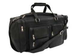 Piel Leather Medium Duffel With Pockets -Travelpro || Samsonite Shop Piel Leather Medium Duffel With Pockets 5