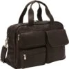 Piel Leather Multi-Pocket Carry-On Duffel