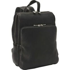 Piel Leather Slim Front Pocket Backpack -Travelpro || Samsonite Shop Piel Leather Slim Front Pocket Backpack 6