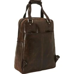 Piel Leather Vintage Laptop Carry-All/Convertible Backpack -Travelpro || Samsonite Shop Piel Leather Vintage Laptop Carry AllConvertible Backpack 5