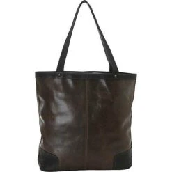 Piel Leather Vintage Vertical Tote -Travelpro || Samsonite Shop Piel Leather Vintage Vertical Tote 3