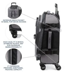 Bold By Travelpro 21" Expandable Spinner -Travelpro || Samsonite Shop bold by travelpro 21 expandable spinner 11