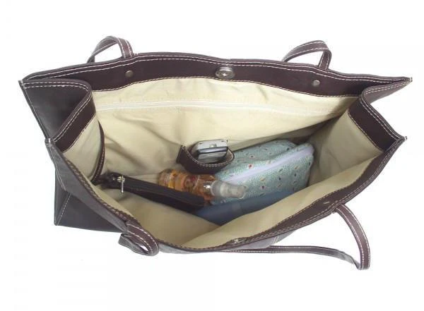 Piel Leather Carry-All Market Bag 3 Piel Leather Carry-All Market Bag - Image 3