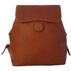 Piel Leather Flap-Over Button Backpack -Travelpro || Samsonite Shop piel leather flap over button backpack 4