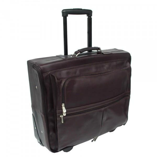 Piel Leather Garment Bag On Wheels 2 Piel Leather Garment Bag On Wheels - Image 2