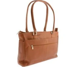 Piel Leather Ladies Laptop Tote With Pockets -Travelpro || Samsonite Shop piel leather ladies laptop tote with pockets 4