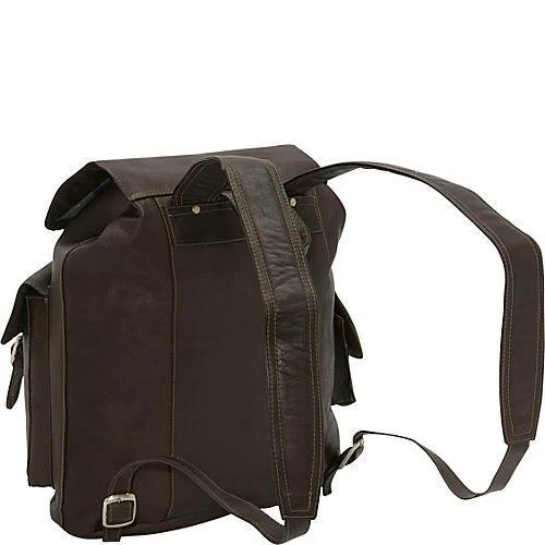 Piel Leather Large Buckle-Flap Backpack 3 Piel Leather Large Buckle-Flap Backpack - Image 3