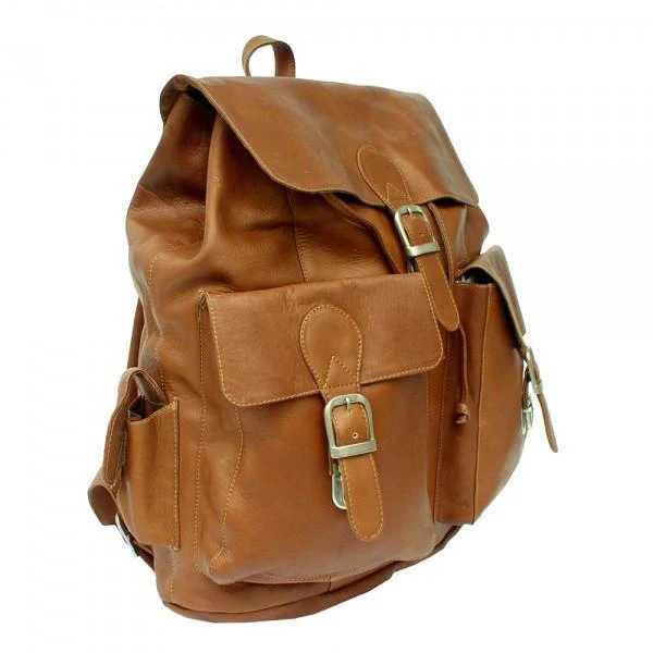 Piel Leather Large Buckle-Flap Backpack 4 Piel Leather Large Buckle-Flap Backpack - Image 4