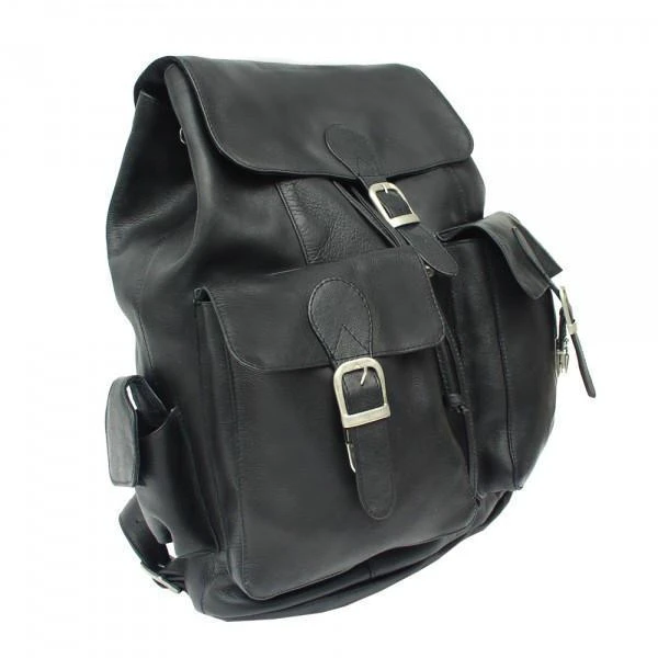 Piel Leather Large Buckle-Flap Backpack 6 Piel Leather Large Buckle-Flap Backpack - Image 6