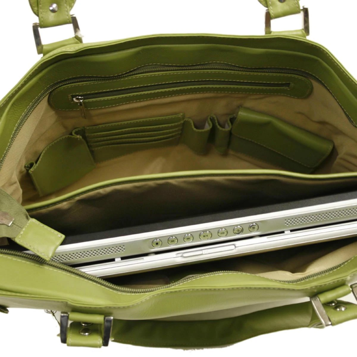 Piel Leather Large Ladies Side Strap Tote 5 Piel Leather Large Ladies Side Strap Tote - Image 5