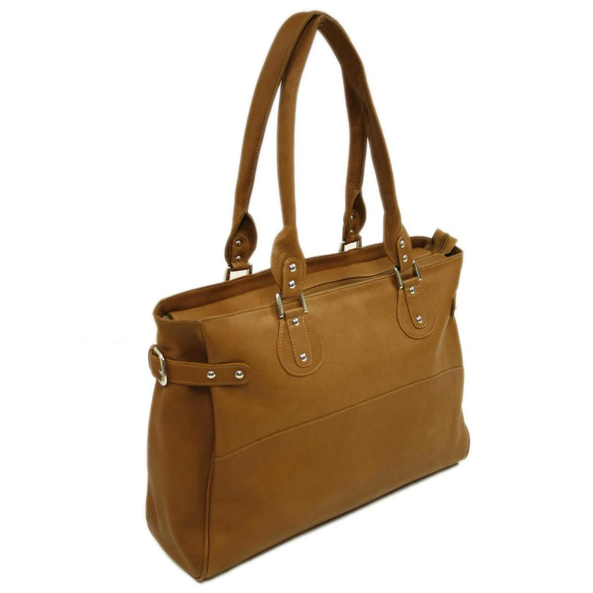 Piel Leather Large Ladies Side Strap Tote 6 Piel Leather Large Ladies Side Strap Tote - Image 6