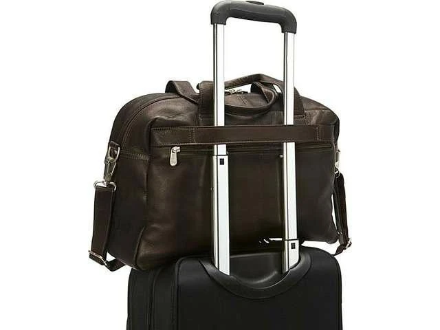Piel Leather Multi-Pocket Carry-On Duffel 5 Piel Leather Multi-Pocket Carry-On Duffel - Image 5