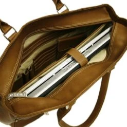 Piel Leather Shoulder Buckle Tote -Travelpro || Samsonite Shop piel leather shoulder buckle tote 3