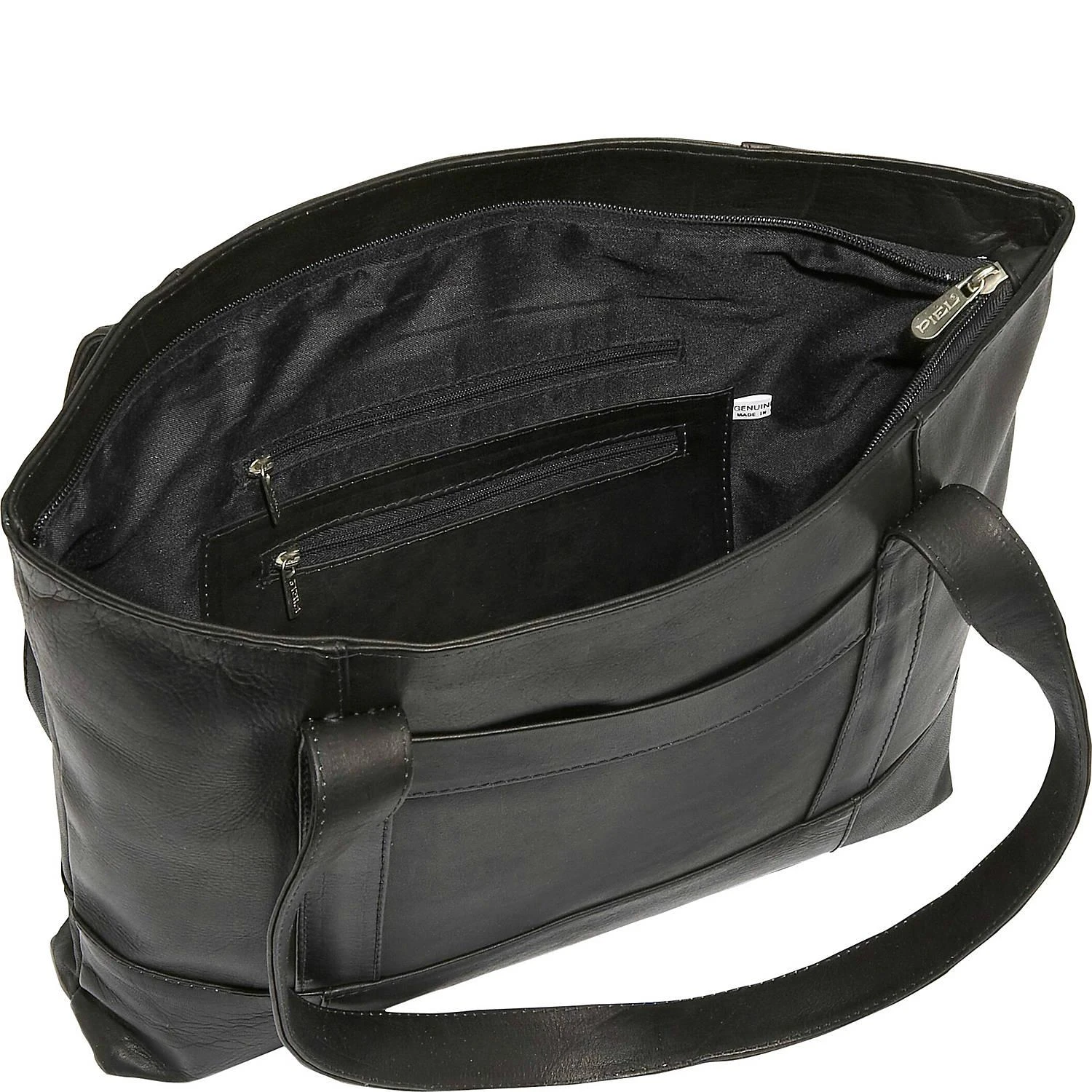 Piel Leather Top-Zip Tote 2 Piel Leather Top-Zip Tote - Image 2