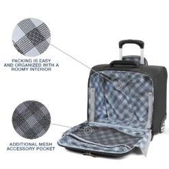 Travelpro Maxlite 5 Lightweight Carry-on Rolling Tote -Travelpro || Samsonite Shop travelpro maxlite 5 lightweight carry on rolling tote 4
